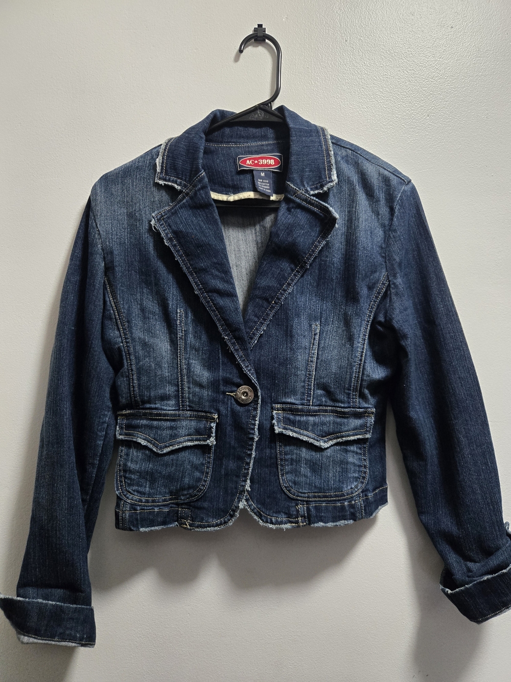 AC 3998 (Access Jeans) cropped denim jacket blazer